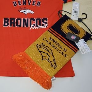 Denver Broncos Superbowl 50TH CHAMPIONSHIP scarf!